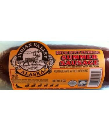 HOT & Spicy Summer Sausage with Reindeer 9oz