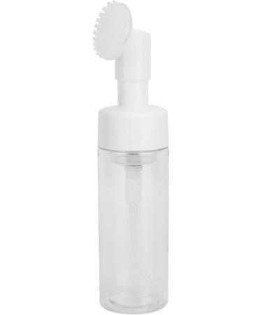 Verdant Touch Facial Cleanser Foaming Bottle Silicone Brush Mousse Foaming Bottle 200ML Empty Refillable Facial Cleanser Foaming Bottle with Transparent Design - Buy Online on SooperMarket.com