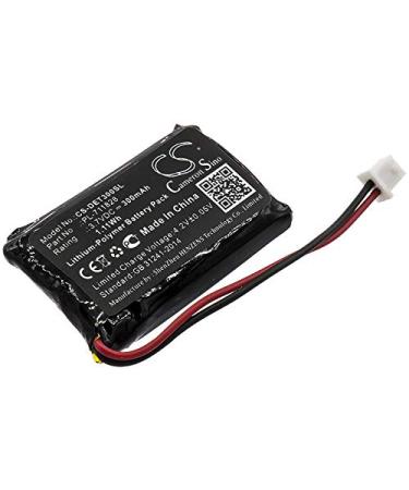 DCH 300mAh PL-711828 Battery Replacement for Educator ET-300Transmitter ET-302-LReceiver ET-300-LReceiver EZ-900Receiver PE-900Receiver PE-902Receiver 300TSTransmitter BP37TR BP-504 PL-711828N BL-100