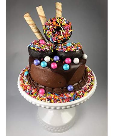 Natural Rainbow Sprinkles - Dairy, Nut, Gluten, Soy Free | Vegan & Kosher | 1.5 lbs Cupcake & Cake Topper | Resealable Container - Buy Online on SooperMarket.com