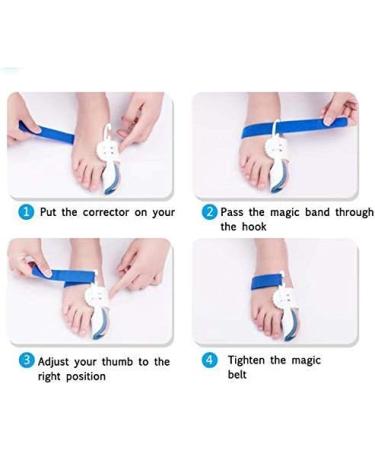 JHGCCL Thumb Eversion Bunion Corrector Night Use 1 Pair - Toe Separators for Overlapping Toes - Buy Online on SooperMarket.com
