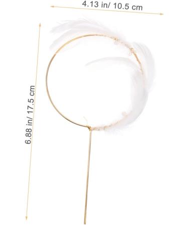 Angoily Cake Picks Cupcake Topper Cake Decoration Cake Pick Party Supplies White Paper Cup Pearl - Buy Online on SooperMarket.com