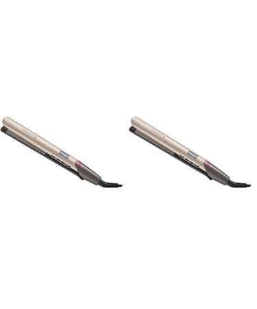 Remington S8A900 Pro 1 Flat Iron with Color Care Heat Control Sensing Technology and Ceramic Color-Lock Coated Plates Straighten Color Treated Hair While Protecting from Damage and Fading