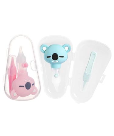 GAFOKI 2pcs Silicone Cleaner Newborn Nose Sucker Infant Nose Sucker Nasal Aspirator Detergent Baby Nasal Cleaner Suction Bulb for Infants Nose Aspirator for Baby Manual Attractor