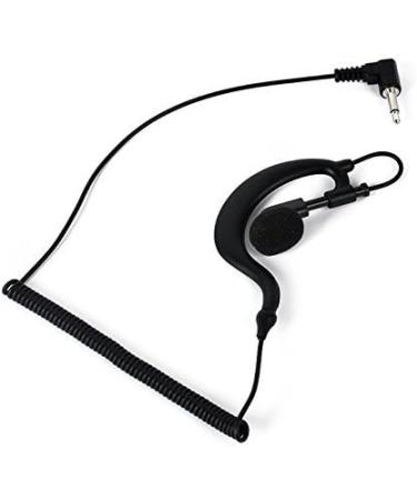 G Shape Soft Ear Hook Earpiece Headset 3.5mm Plug Listen Only for Motorola Icom Radio - Buy Online on SooperMarket.com