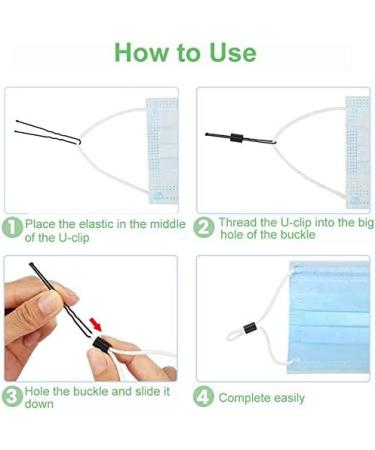 GBSYU 200 PCS Cord Locks for Mask  Elastic Adjuster Silicone Cord Stopper No Slip Earloop Toggles for Drawstring Buckle Clasp Spring  for Drawstrings Elastic Cord Adjuster Non-Slip Stopper  White - Buy Online on SooperMarket.com