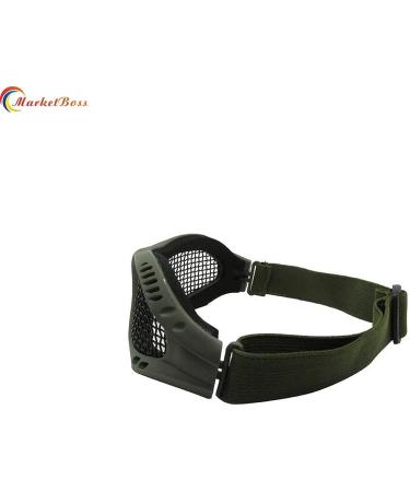 MarketBoss Steel Mesh Airsoft Goggles for Eye Protection - Army Green - Buy Online on SooperMarket.com