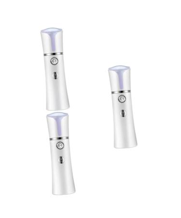 Healeved 3 pcs face cleaners white small humidifier plant handheld humidifiers 14.1x4cmx3pcs