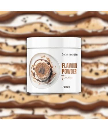 Buy Premium Tiramisu Flavor Powder | Vegan & Calorie-Reduced | 200g Zero Calorie Aroma | Better Nutrition - Buy Online on SooperMarket.com