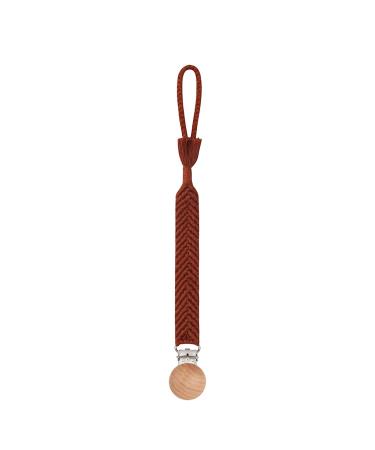 TIAN-K Vintage Simple Newborn Pacifier Chain | Cotton Tassel Teething Ring | Safe & Stylish Baby Essential - Buy Online on SooperMarket.com