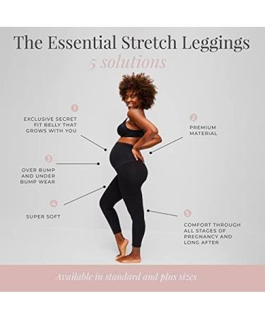 Motherhood Maternity Women's Essential Stretch Leggings - Black, Size Small - Buy Online on SooperMarket.com