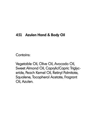 Raya Azulen Hand and Body Oil 8 oz | Natural Softening Oil for Hands Arms Legs & Body | Ideal Massage Oil for All Skin Types - Buy Online on SooperMarket.com
