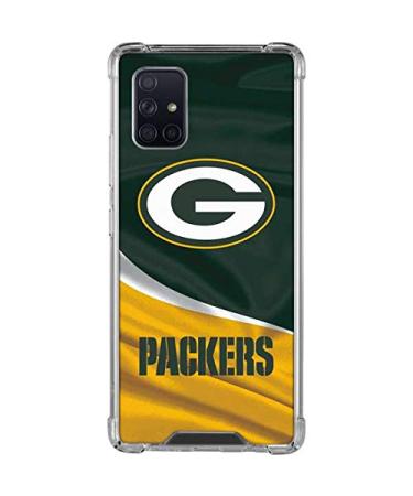 Skinit Clear Phone Case Compatible with Samsung Galaxy A71 5G - Officially Licensed NFL Green Bay Packers Design