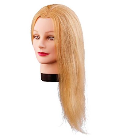 Comair Ubungskopf Head Natural Hair Lilly Blond