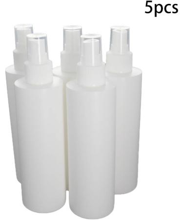 Othmro 5 x 200ml Mini Travel Spray Bottles - Fine Fog Refillable Plastic Containers for Essential Oils Cleaning Solutions & Makeup - Set of 5 White Bottles - Buy Online on SooperMarket.com