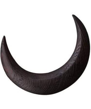 French Clips For Hair Halloween Moon Fork Wooden Hairpin Barrettes Hair Comb Hair Styling Tool Accessories Black - Buy Online on SooperMarket.com