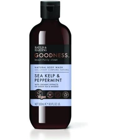 Baylis & Harding Goodness Body Wash Bundle 6x500ml - Sea Kelp & Peppermint, Lemongrass & Ginger | Vegan Friendly - Buy Online on SooperMarket.com
