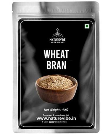 Naturevibe Botanicals Wheat Bran - 1kg | High Fiber