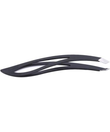 U-K Nice & Attractive Eyebrow Tweezer Hair Beauty Slanted Puller Stainless Steel Eye Brow Clips Makeup Tool Superiora Quality & Creative Black Medium - Buy Online on SooperMarket.com