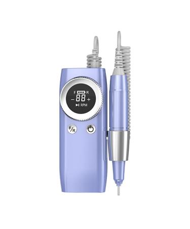 Dajidafu Effortlessly Remove Gel Polish With Nails Lathe Gel Cutting Remove Tool Rechargeable Electric Nail Sander Compact purple