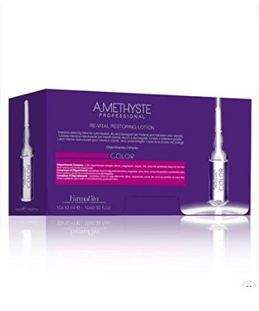 FARMAVITA AMETHISTE COLOR RE-VITAL RESTORING LOTION 10 x 10 ml ampoules treated hair