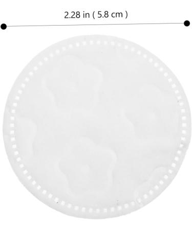 Gogogmee 1 Round Cotton Pad Face Dry Cloth Exfoliating Cotton Rounds for Face Cotton Facial Discs Face Cleansing Pads Face Wipes Pad Disposable Pure Cotton Cleaning Cotton White - Buy Online on SooperMarket.com