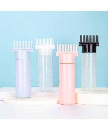 180ML Refillable Bottle For Hair Dye Shampoo Plastic Applicator Comb Dispensing Salon Oil Hair Coloring Hairdress Styling Tool - Buy Online on SooperMarket.com