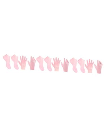 ABOOFAN 3 Sets Hydrating Sock Gloves Moisturizing Anti- Cracks Foot Care Socks Hydrating Foot Socks Dry Crack Heel Socks Gel Boat Socks Heel Socks Protector Elasticity Sebs Short Boots