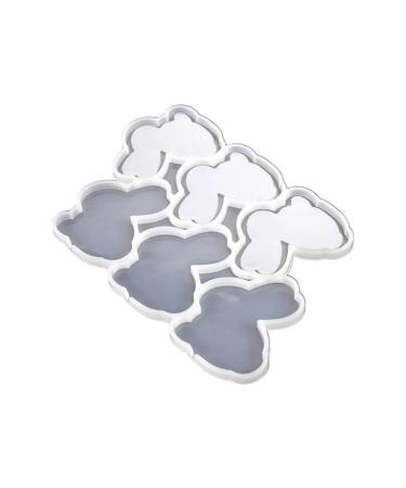 Confectionery Utensils Silicone Christmas Easter Food Grade Utensils for Cutting Cookie 3D Design Baking Tools Confectionery Utensils Rabbit