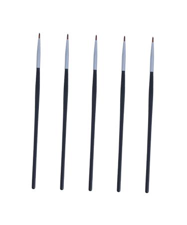 Housoutil 15 Pcs Fine Eyeliner Brush Makeup Eye Makeup Brush Eye Liner Pens Eyeliner Makeup Applicator Lipstick Brush Lip Eyeliner Applicator Cosmetic Fiber Make up 18x0.4cmx3pcs Blackx3pcs