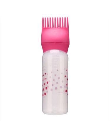 Hair Oil Applicator Brush & Dye Bottle with Comb - 170ml Professional & DIY Hair Color Tool (Rose Red) - International Shipping - Buy Online on SooperMarket.com