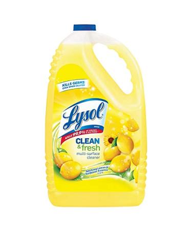 Lysol Disinfectant Clean & Fresh Multi Surface Cleaner, Sparkling Lemon & Sunflower Essence, 4.26 L