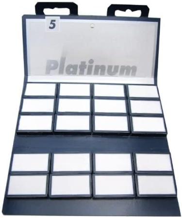 Buy 50 Platinum Double Edge Razor Blades - Premium Quality Made in Russia - International Shipping Available - Buy Online on SooperMarket.com