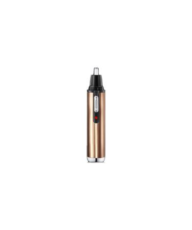 TEMKIN Nose Hair Trimmer Multifunctional Rechargeable Nose Ear Hair Removal Trimmer Eyebrow Trimer Clipper Beard Shaver Groomer Shaving Razor Trimmers (Color : Gold)