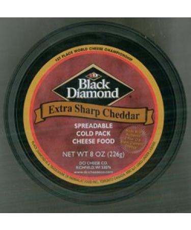 Black Diamond Canadian White Cheddar 2 Cups--8 Ounces Each
