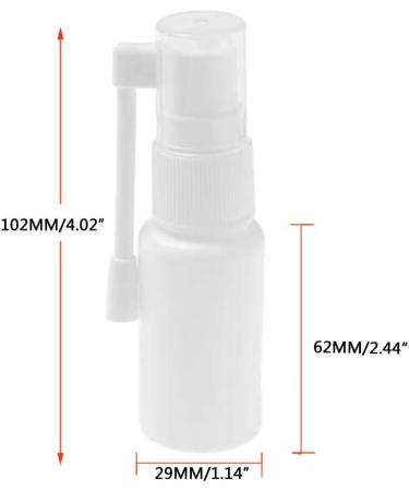 30ml Empty Portable Nasal Spray Bottles - Refillable Plastic Atomizer Travel & Home Use 5 Pack - Buy Online on SooperMarket.com