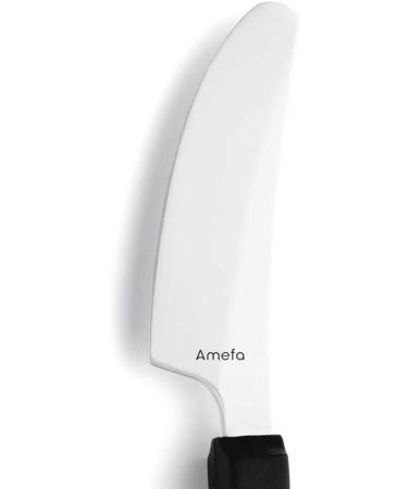 AMEFA SELECT 3001 Black Cutlery Set - 18/10 Stainless Steel Knives with Grip Thickening - Rust-Free & Dishwasher Safe - Ideal Eating Aid for Seniors - Buy Online on SooperMarket.com