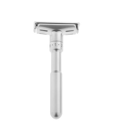 F Fityle Adjustable Safety Razor - Classic 1-6 Double Edge for Men's Shaving | 5 Blades Mild to Aggressive Shave - Buy Online on SooperMarket.com