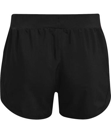 Under Armour Girls' Fly by Shorts - Black/White - Medium - Buy Online on SooperMarket.com