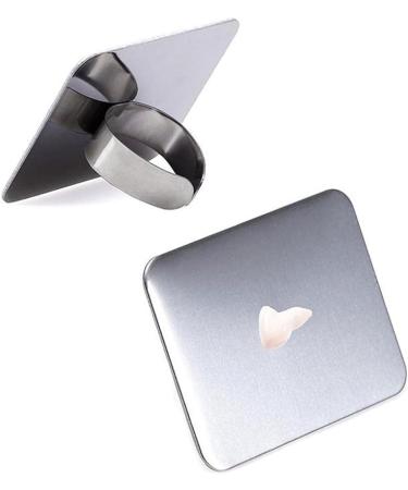 Tumnea Nail Mixed Palette - Stainless Steel Ring Manicure Tool | Eyeshadow Color Mixing Palette for Nail Polish & Foundation - Buy Online on SooperMarket.com