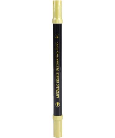 Food Coloring Pens Color Double Sided Edible Food Coloring Marker with Fine and Thick Tip Food Grade Marker Gold - Buy Online on SooperMarket.com