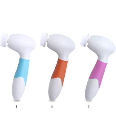 Dajidafu 4-in-1 Electric Face Cleaning Tool Home Eyeshadow Eyeliner Makeup Remover Waterproof Removal Tool Beauty Supplies Pink - Buy Online on SooperMarket.com