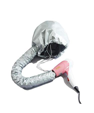 JORCEDI Portable Soft Bonnet Hair Blow Dryer Attachment - Adjustable & Large Drying Bonnet for Natural Curly Hair Care, Speeds Up Drying Time - Buy Online on SooperMarket.com