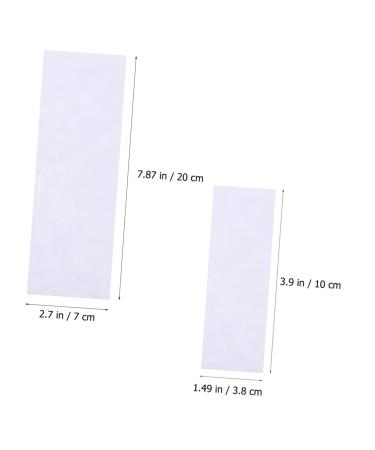 Beavorty 2pcs Double-Sided Nonwoven Wax Paper Tool - Detergent Safe White - Ideal for International Shipping - Buy Online on SooperMarket.com