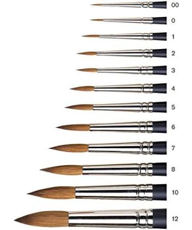 Winsor & Newton Professional Watercolor Sable Brush - Round #1 - Black - Buy Online on SooperMarket.com