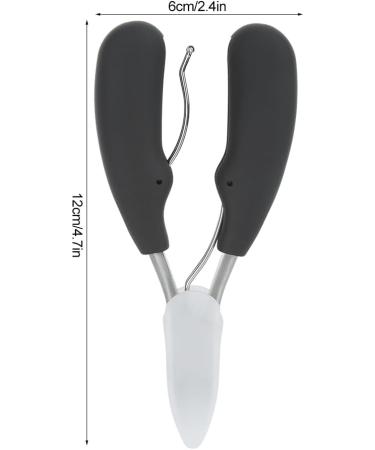 Professional Pointed Head Stainless Steel Nail Scissors for Thick and ingrown Surgical Grade toenail Clippers forParonychia Hard Nails for Men and Women Elderly with Easy Grip Rubber Handle - Buy Online on SooperMarket.com