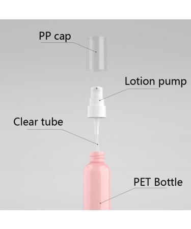 ZEOABSY 12 Pieces 50 ml Transparent Lotion Bottles with Black Pump 50ml Empty PET Plastic Lotion Pump Bottle Cosmetic Gel Travel Container for Cosmetic Make up Cleaning + 2 x Funnel Transparent 50 ml - Buy Online on SooperMarket.com