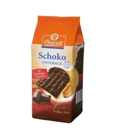 Buy Brandt Genuss Zwieback Dark Chocolate 6-Pack (6x200g) - Delicious Snack for International Shipping - Buy Online on SooperMarket.com