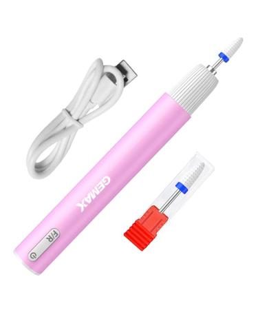 Nail Drill, Nail Filer Machine, Professional Electric Nail File, Portable Nail Drill Set (Pink Cordless)