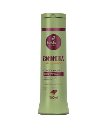 Haskell - Linha Bananeira - Condicionador Pos Quimica 300 Ml - (Banana Tree Collection - Post Chemical Conditioner 10.14 Fl Oz)